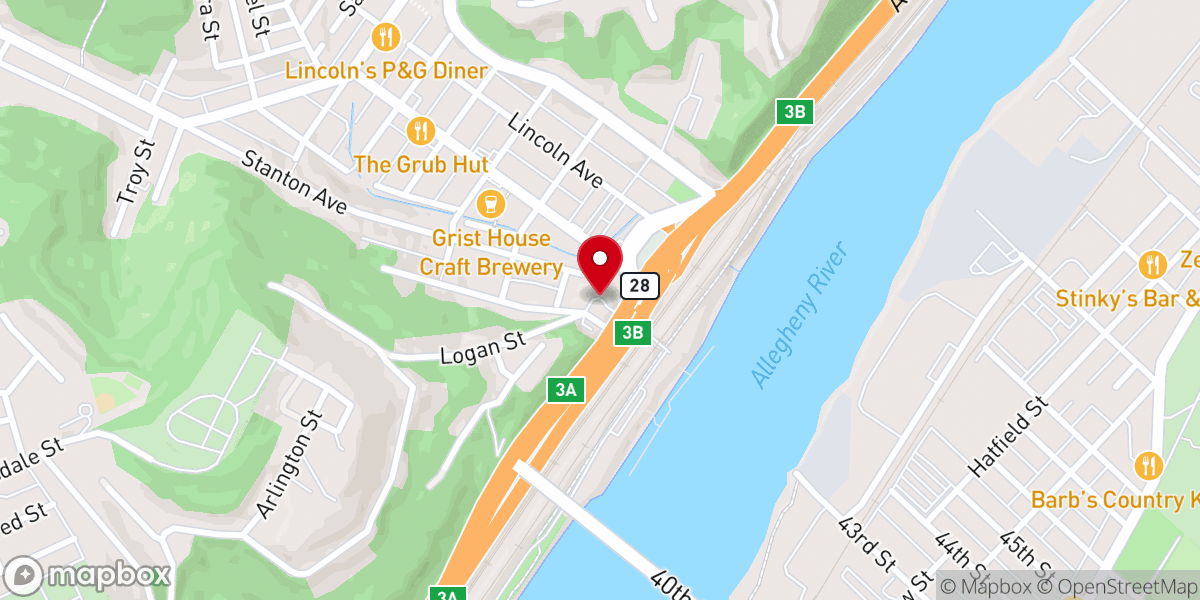 Map showing location of Maxo Vanka Murals