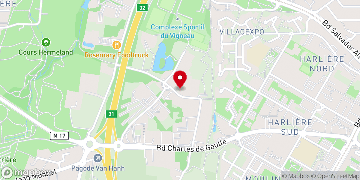 Map showing location of Eglise Amour, Foi, Espérance