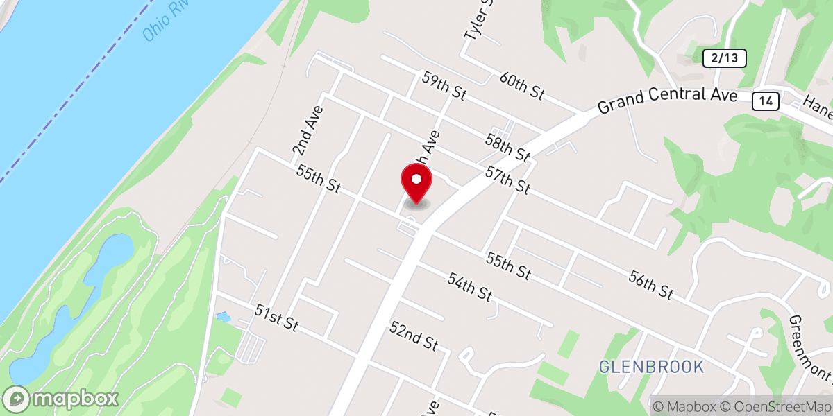 Map showing location of St Michael Catholic Church of Vienna