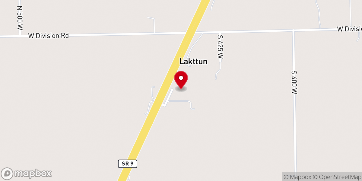 Map showing location of First Brethren Church