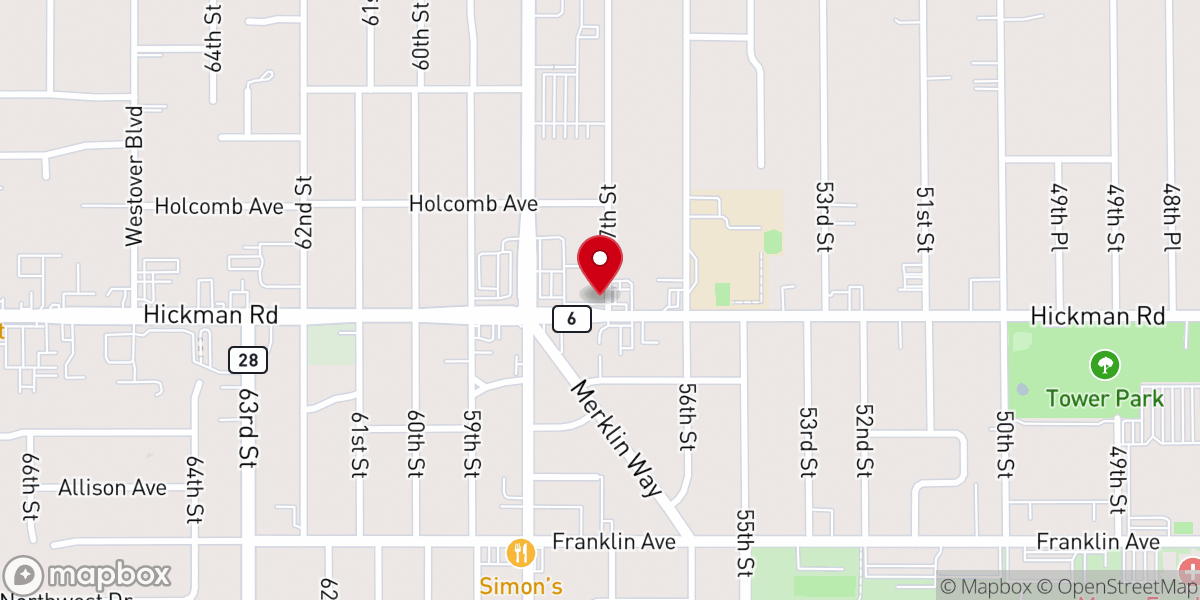 Map showing location of Divine Treasures Inc