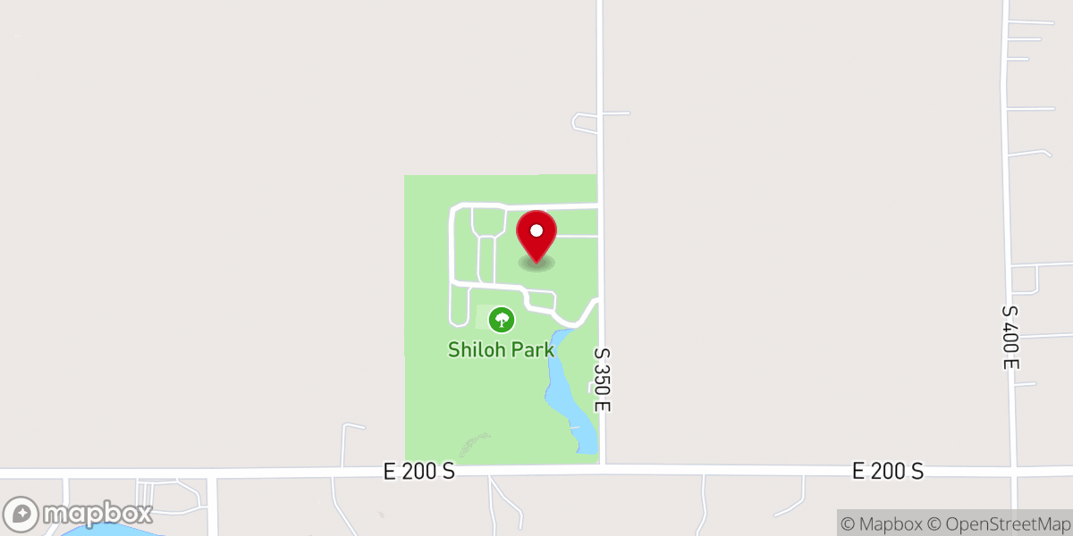Map showing location of Shiloh Park
