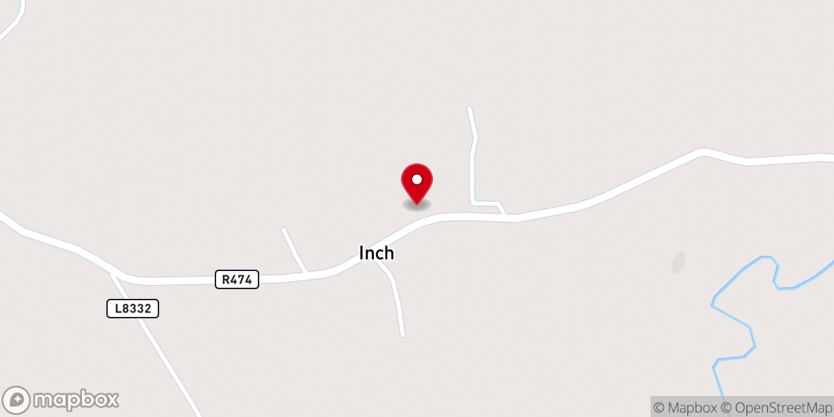 Map showing location of Church Road