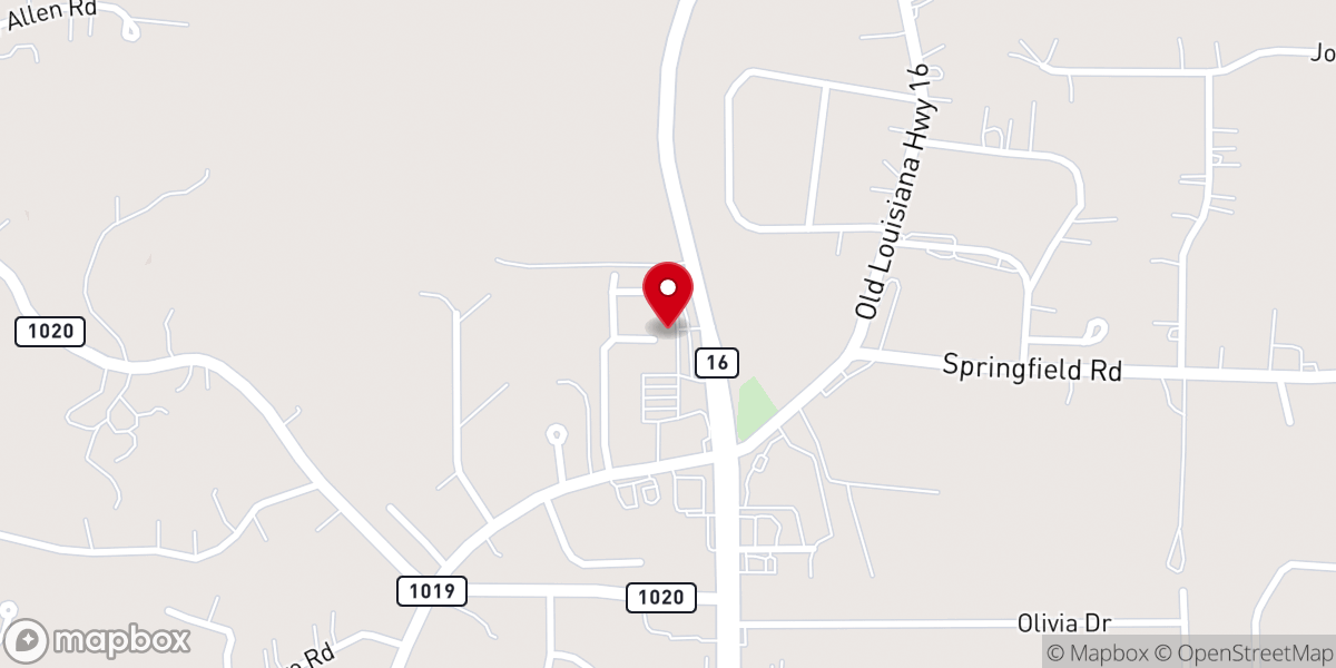 Map showing location of Hot Wok
