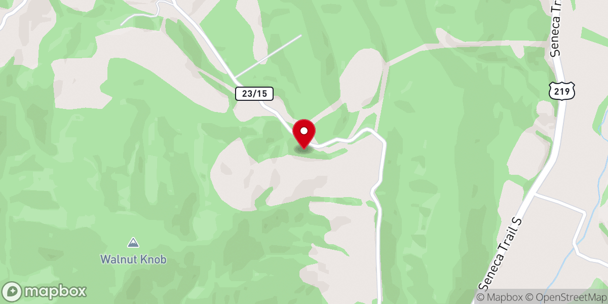 Map showing location of Zion Chapel