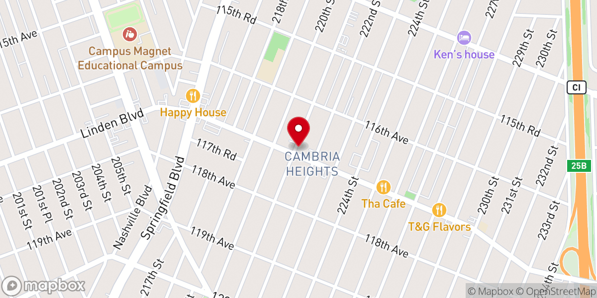 Map showing location of Seventh Day Church of God