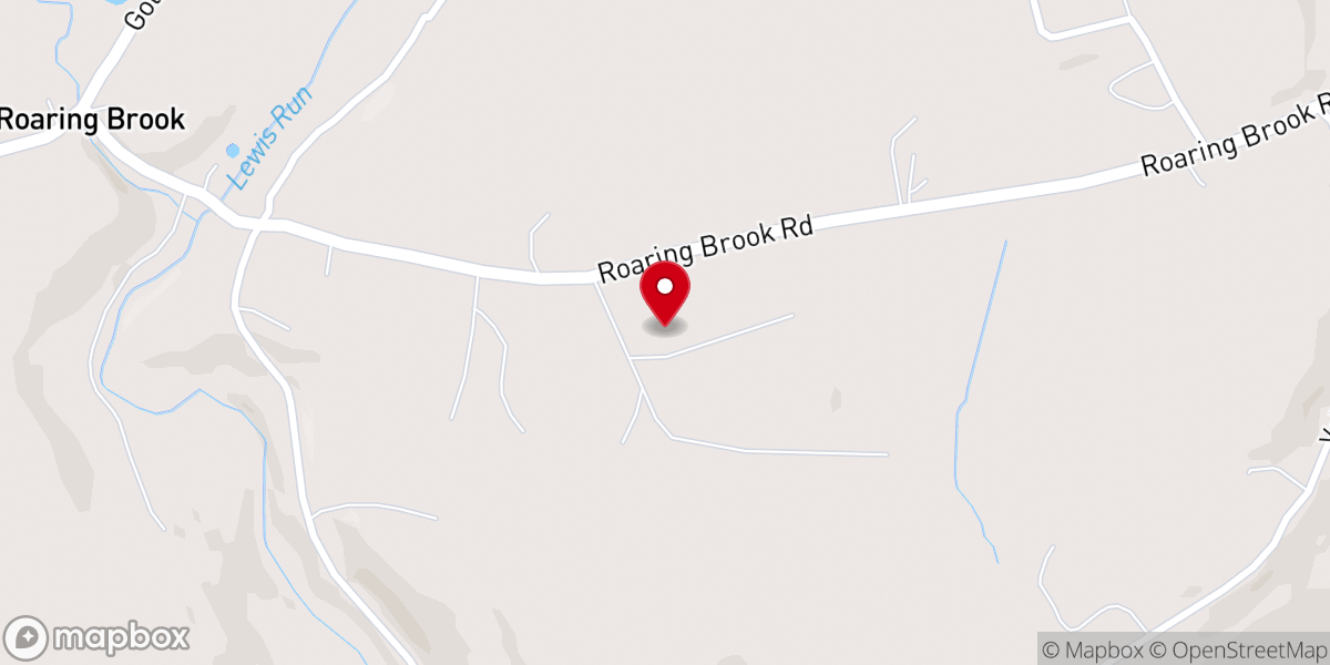 Map showing location of Woodland Bible Chapel