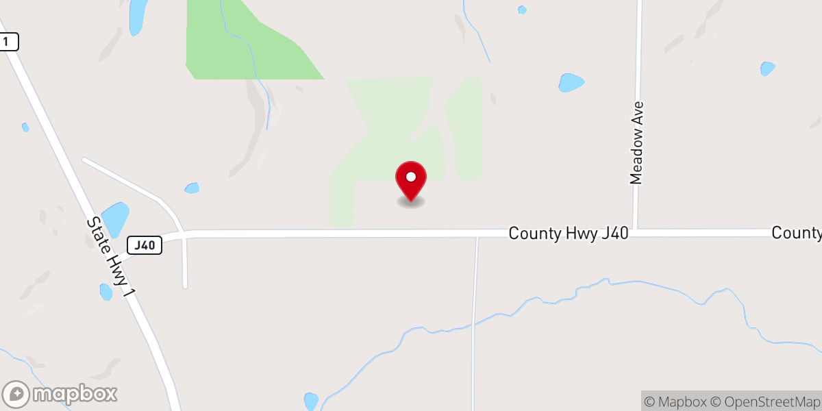 Map showing location of Heritage Baptist Church