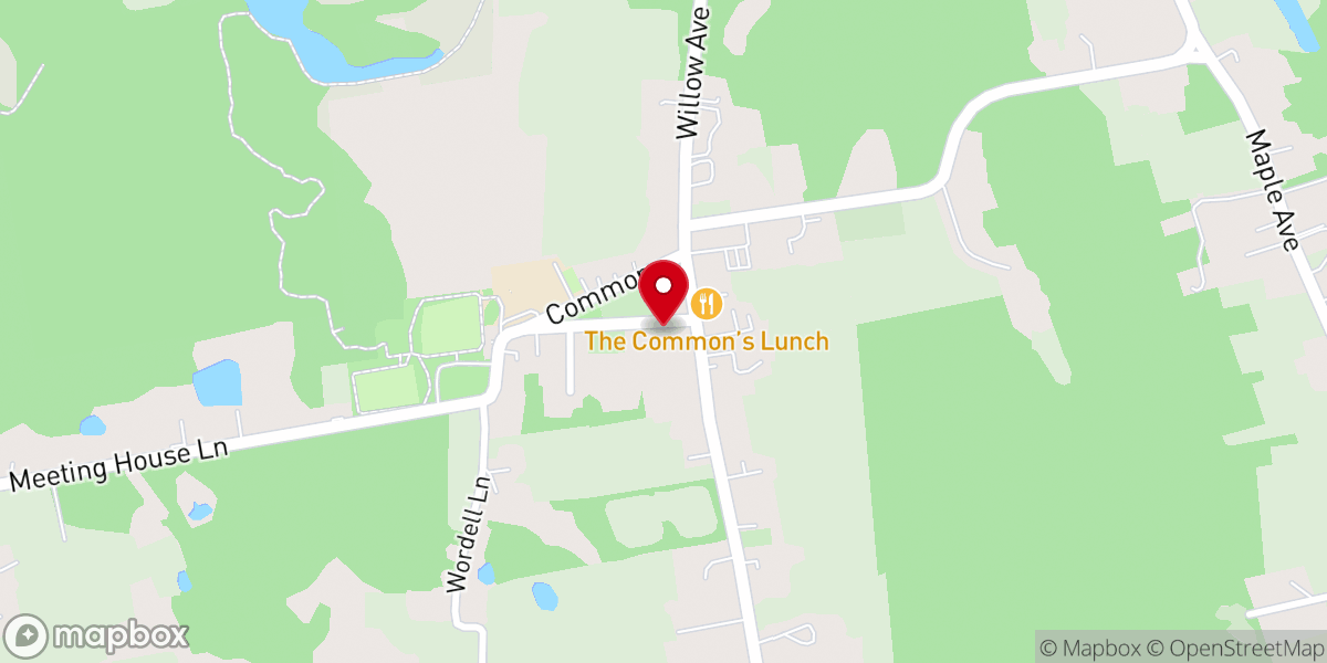 Map showing location of United Congregational Church Office