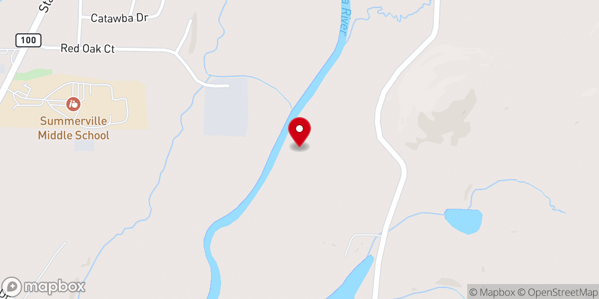 Map showing location of Church of God