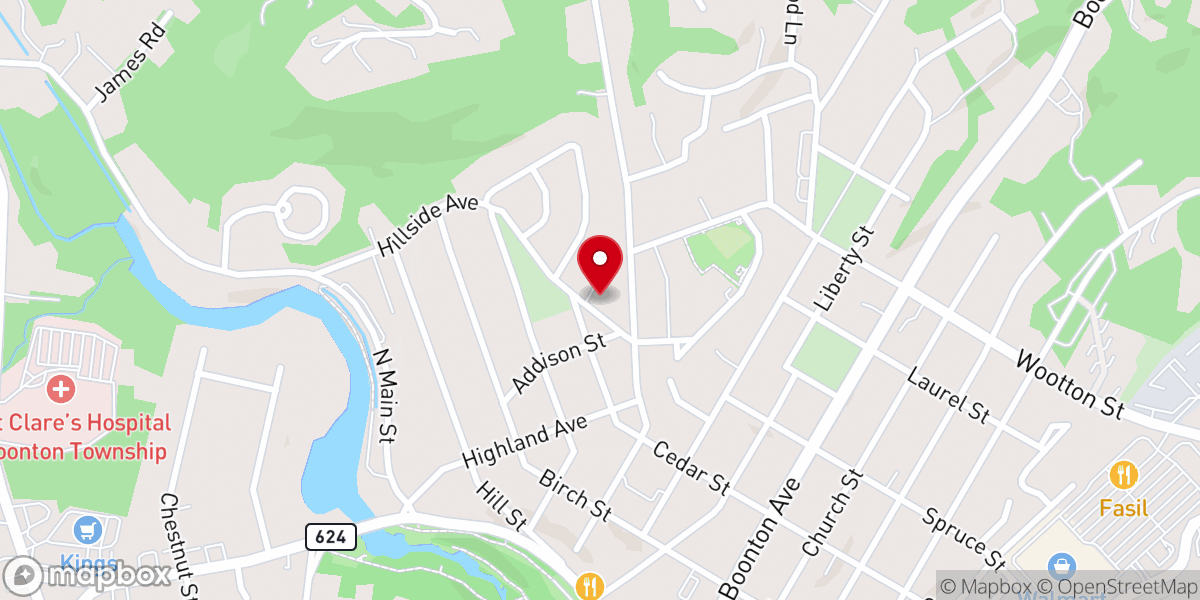 Map showing location of Evangel World Outreach Center Inc