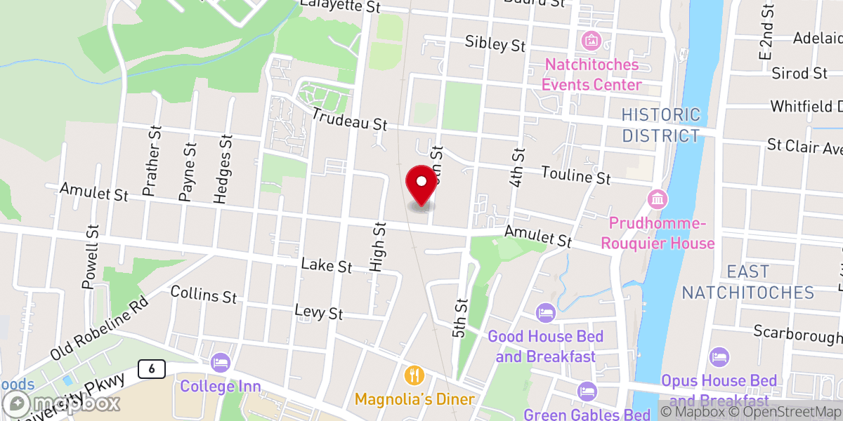 Map showing location of Shiloh Baptist Church