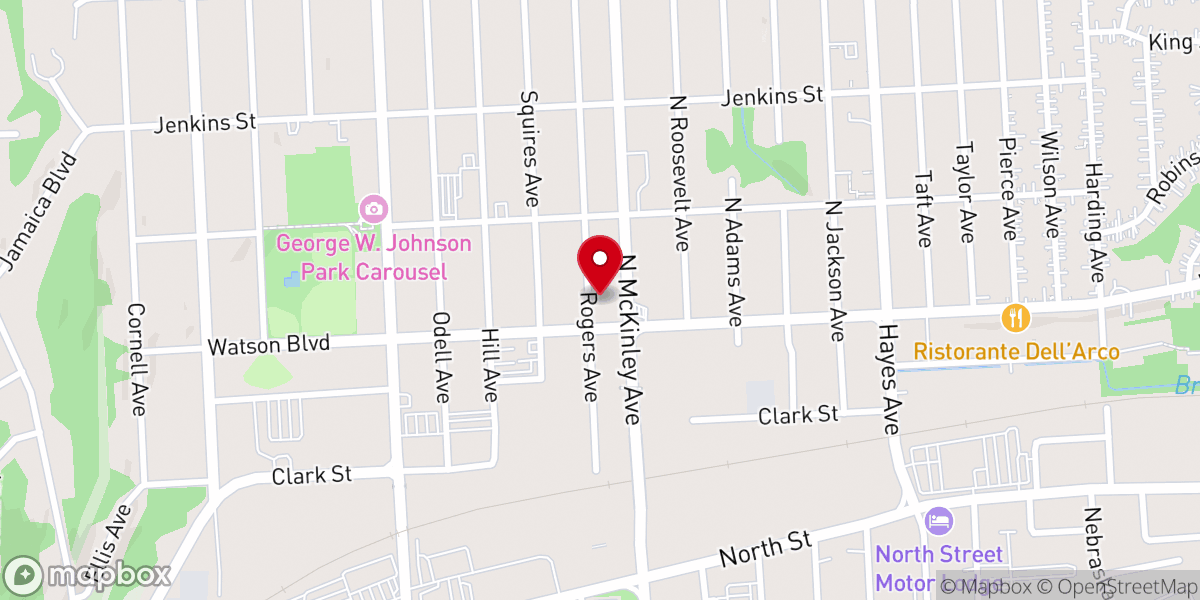 Map showing location of Saints Peter and Paul Byzantine Catholic Church
