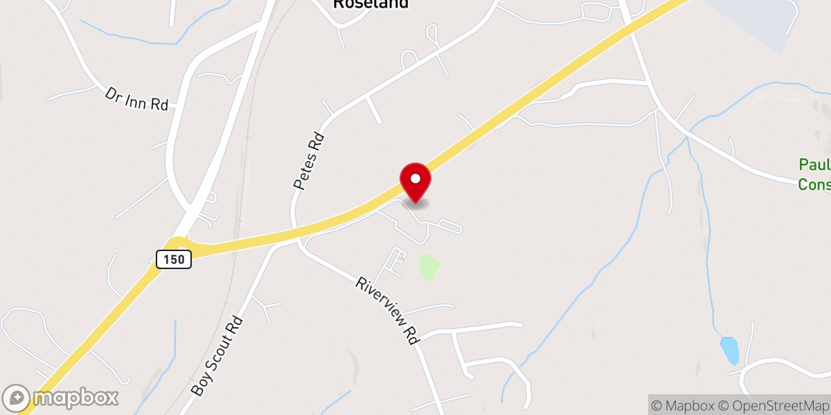 Map showing location of Church of God of Lincolnton