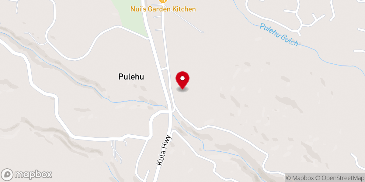 Map showing location of The Pulehu Chapel