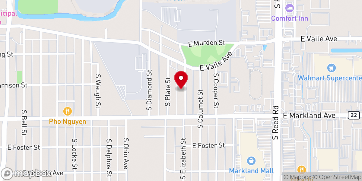 Map showing location of Stars of Light Chapel