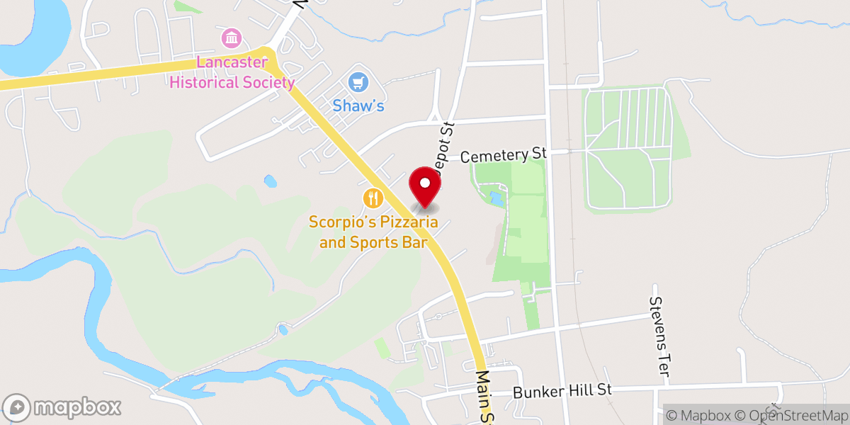 Map showing location of Gate of Heaven Parish/All Saints Rectory