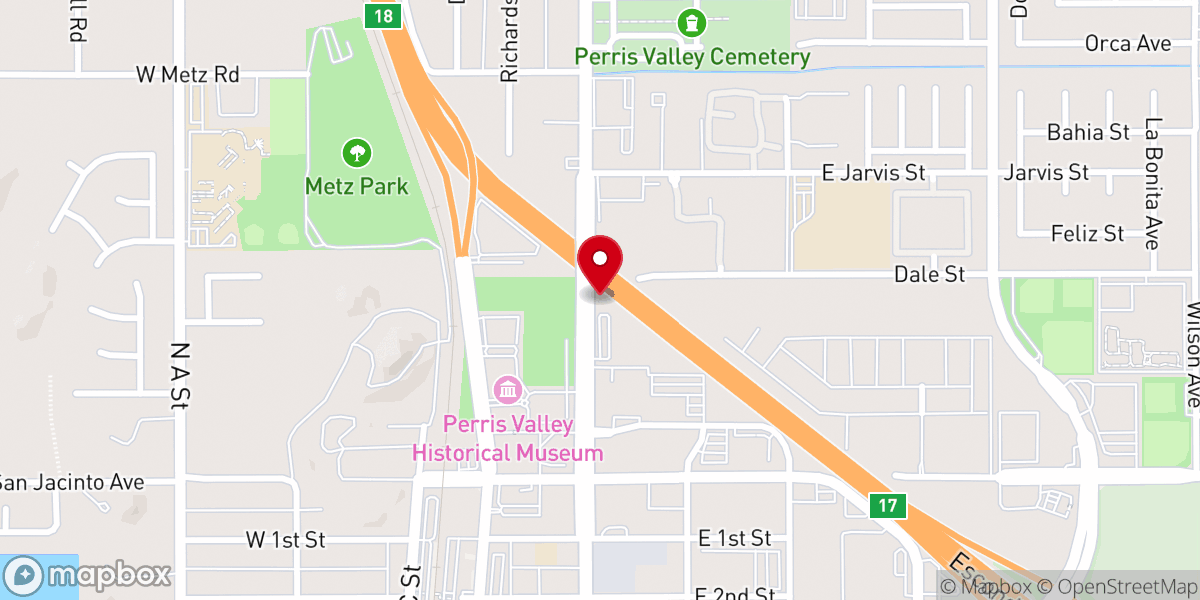 Map showing location of Vida Christian Church