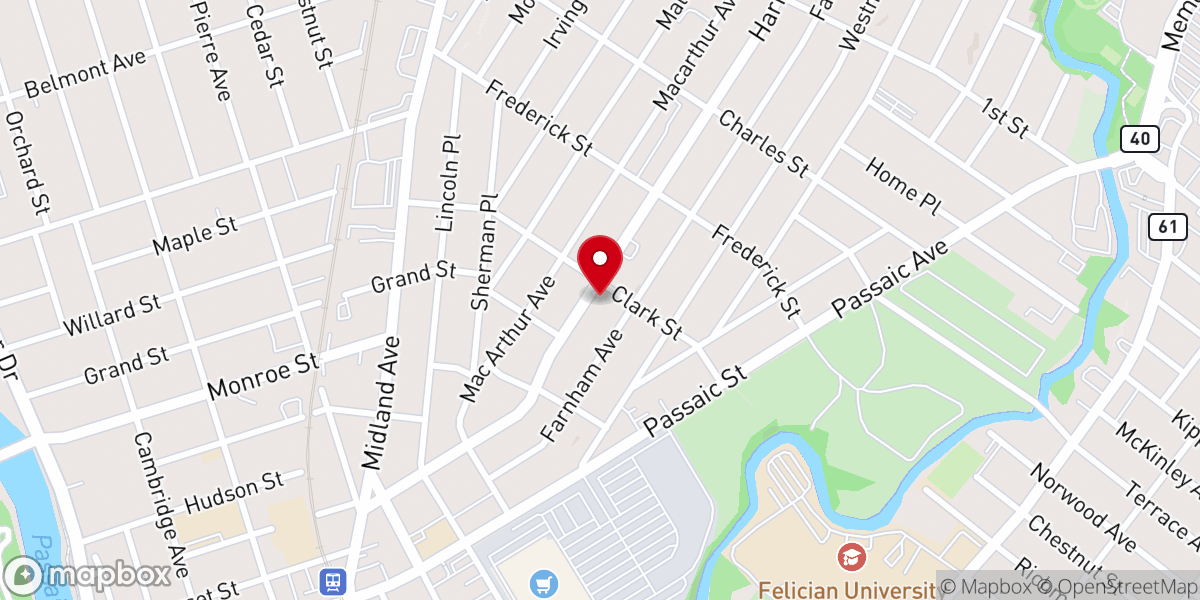 Map showing location of St Anthony's Society