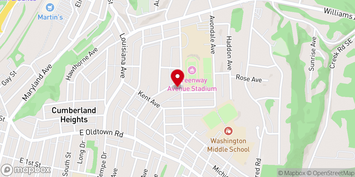 Map showing location of CityReach Church Cumberland