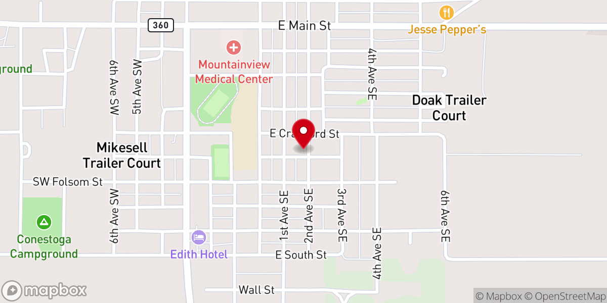 Map showing location of St Bartholomew's Catholic Church
