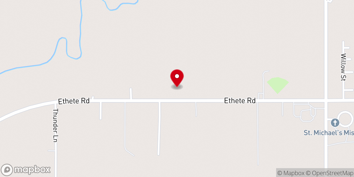Map showing location of St Joseph Parish