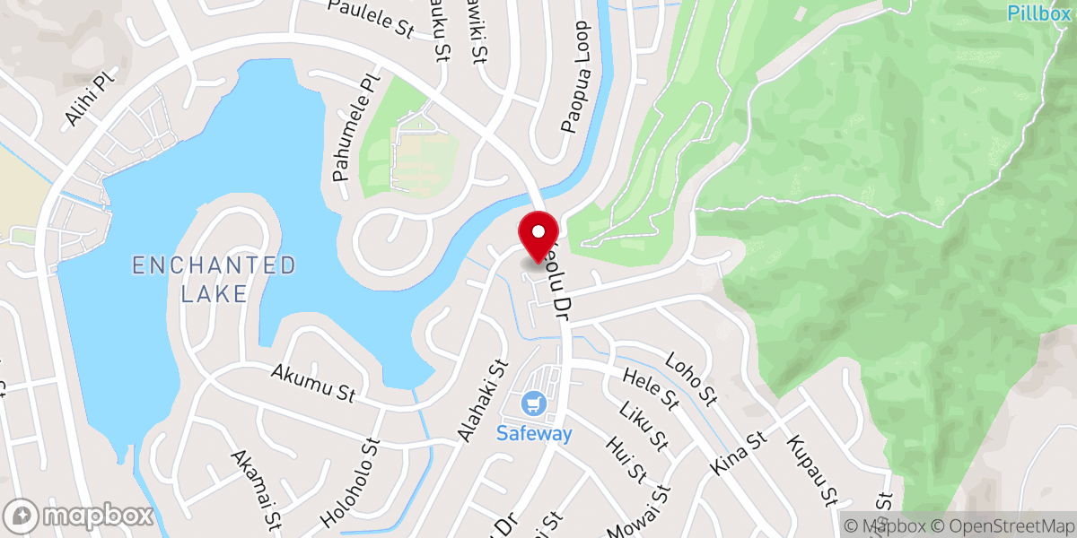 Map showing location of St. John Vianney Catholic Church