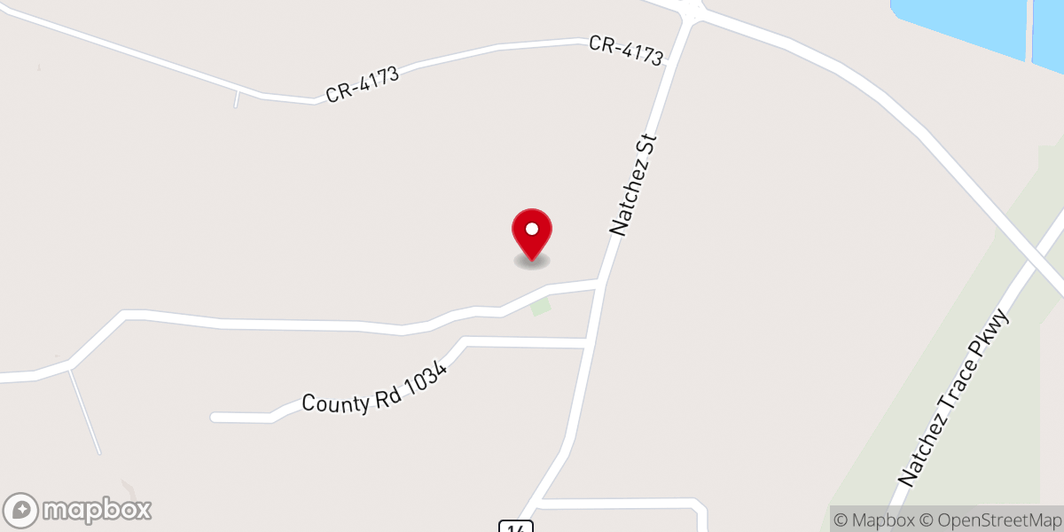 Map showing location of Silas Grove Church