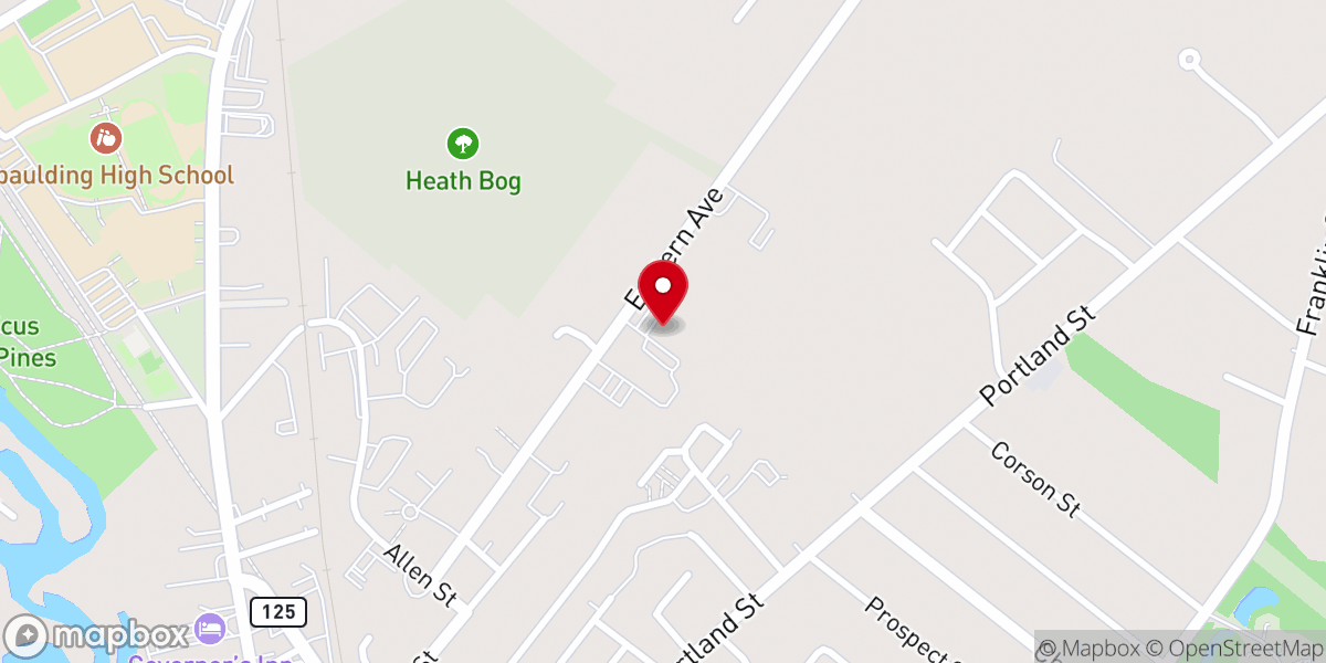 Map showing location of Emmanuel Church Family Life Center