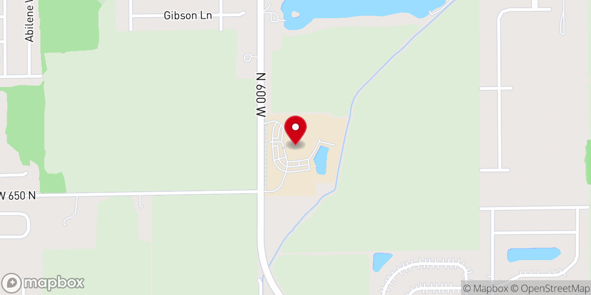 Map showing location of Outlook Christian Church