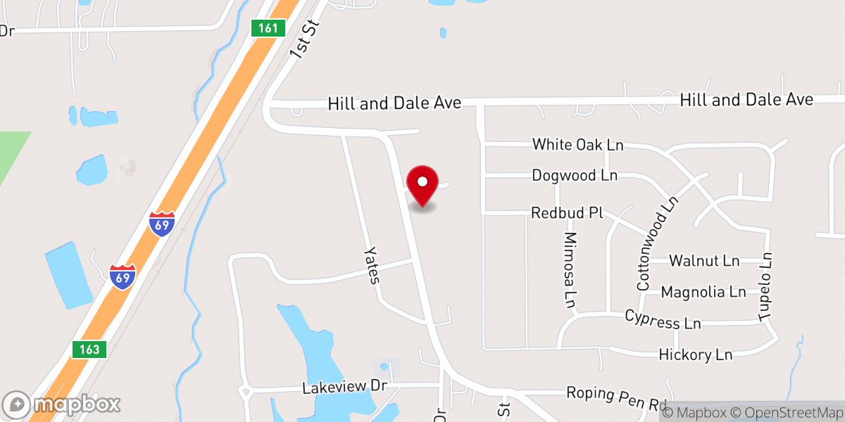 Map showing location of New Beginnings Baptist Church of Patton Village