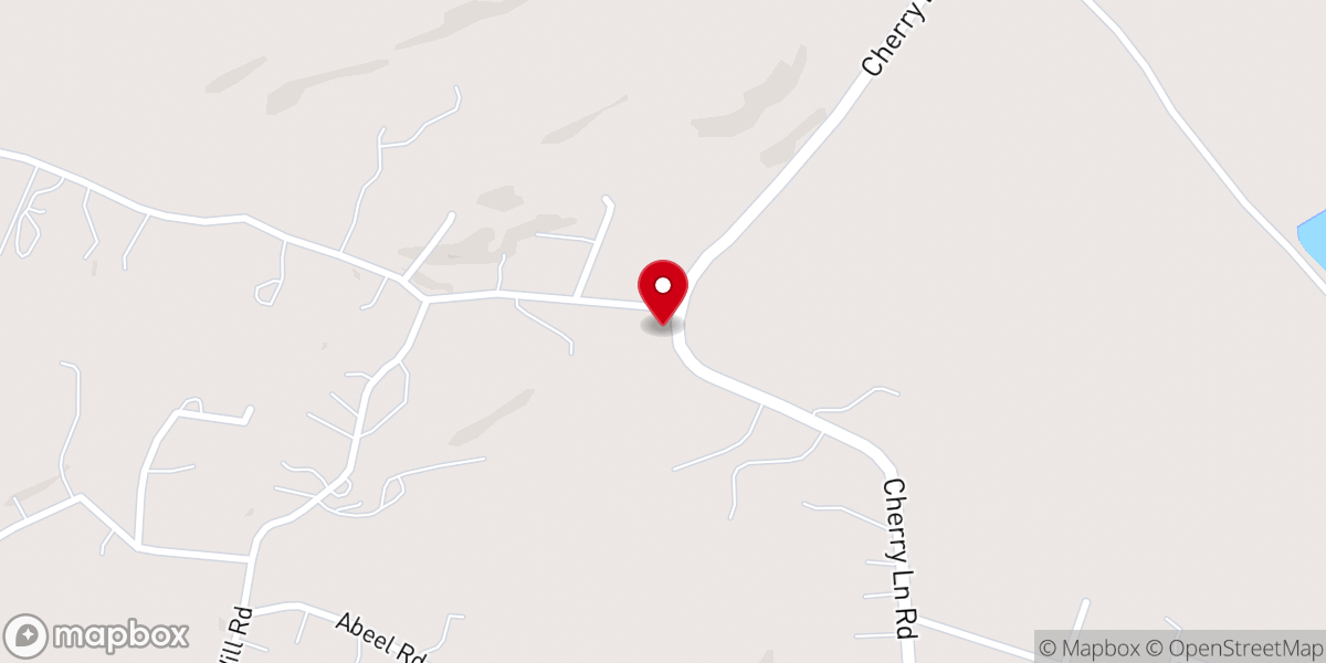 Map showing location of Cherry Lane Church