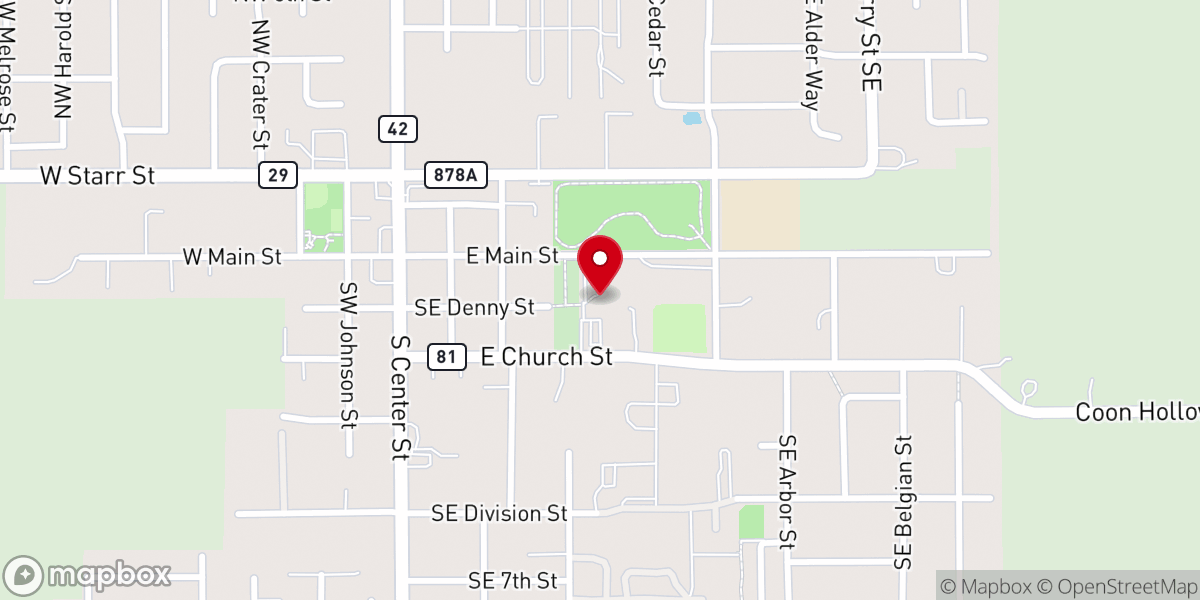 Map showing location of St Boniface Catholic Church