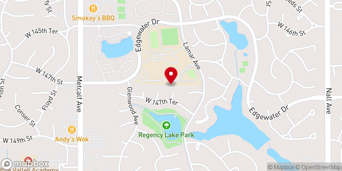 Map showing location of Congregation Ohev Sholom