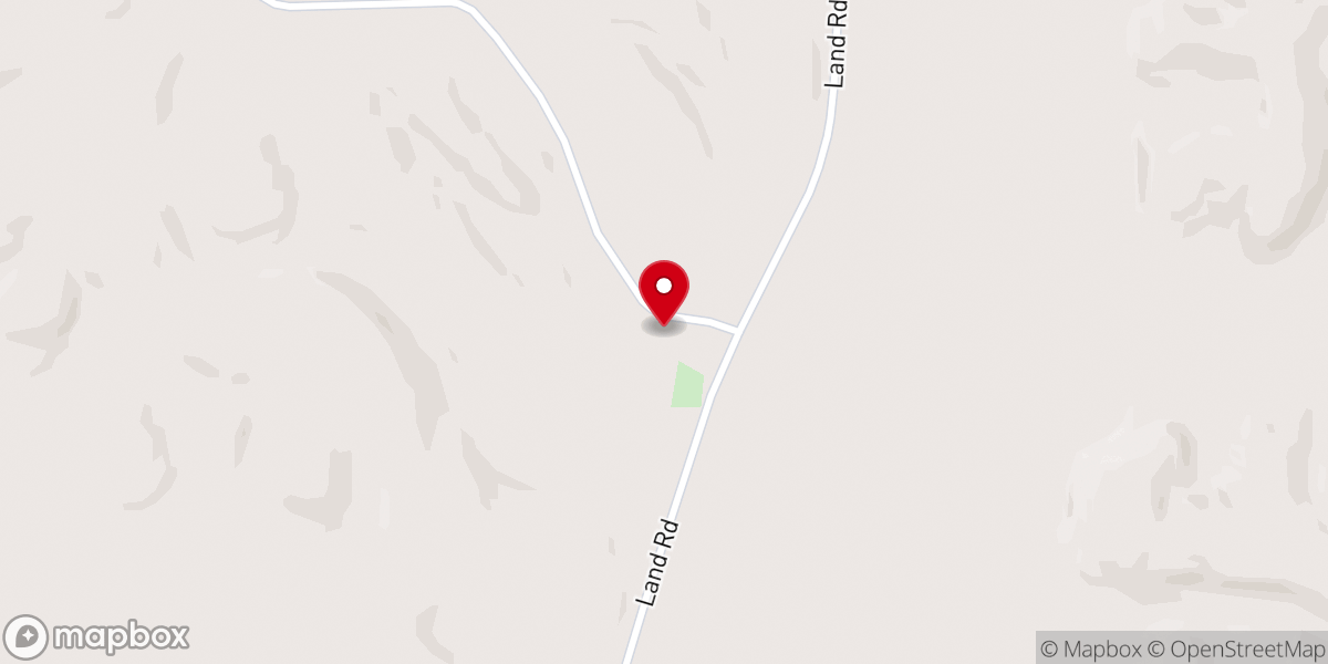 Map showing location of Bogueloosa Baptist Church