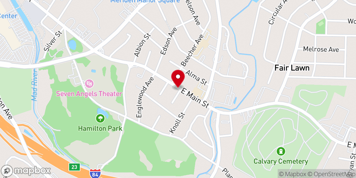 Map showing location of Ekklesia Global Worship Assembly