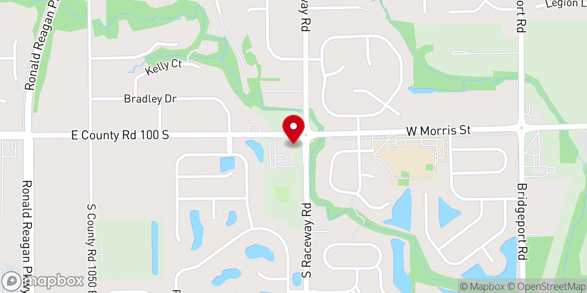 Map showing location of Grace Pointe Church of the Nazarene