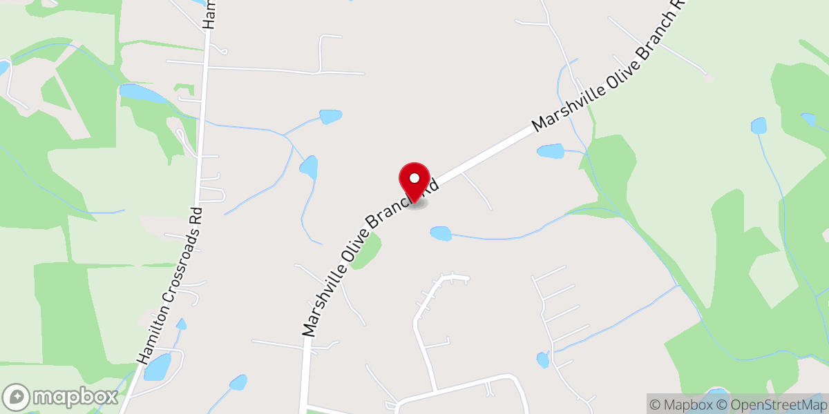 Map showing location of New Beginnings Baptist Church