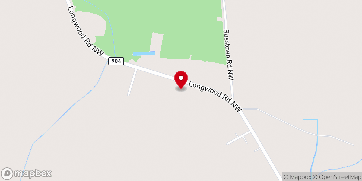 Map showing location of Greater Tabernacle Church
