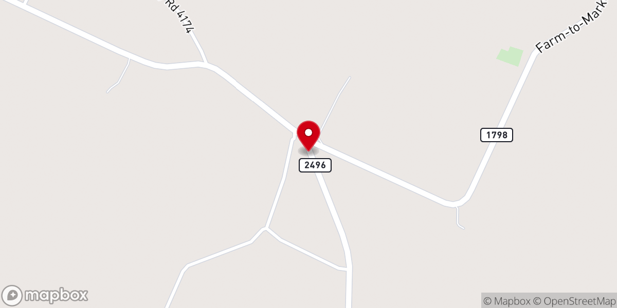 Map showing location of Redlands Church