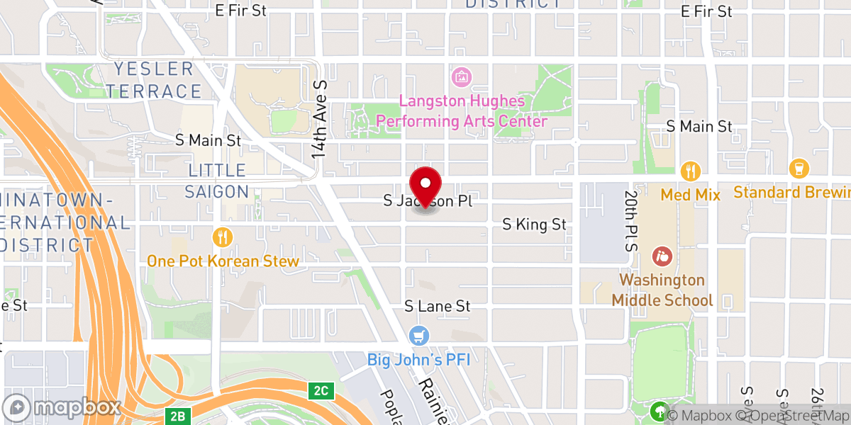 Map showing location of St. Peter's Episcopal Parish