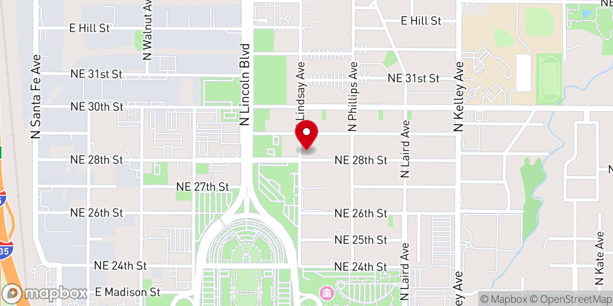 Map showing location of Good Shepherd Missionary Baptist Church
