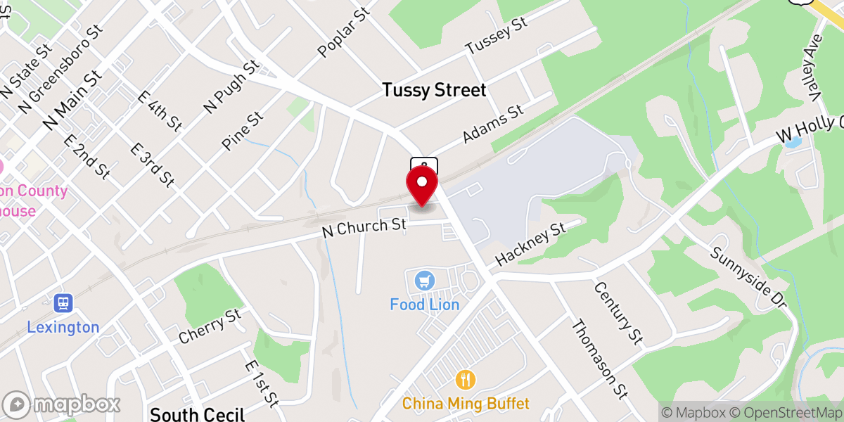 Map showing location of The Light of the World Church