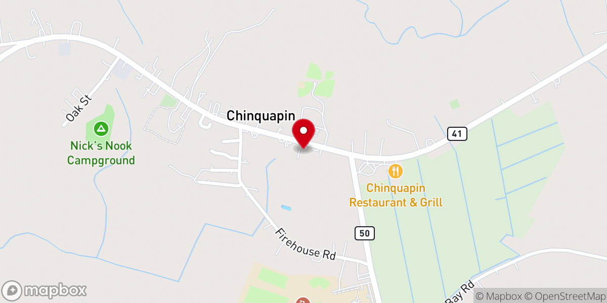 Map showing location of Hatcher's Chapel