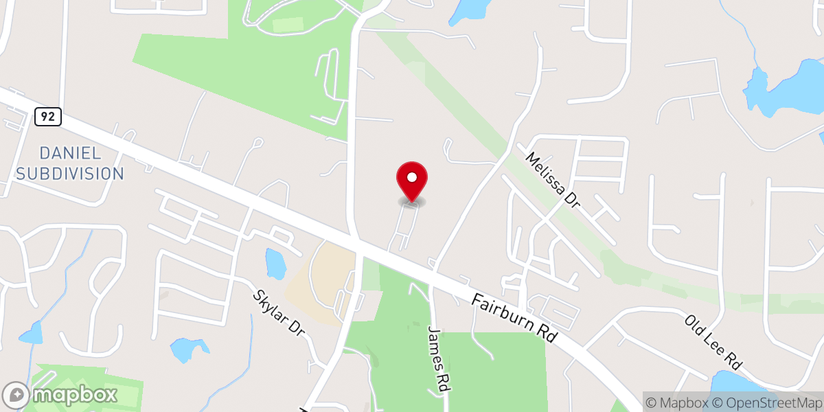 Map showing location of Missionary Christian Church
