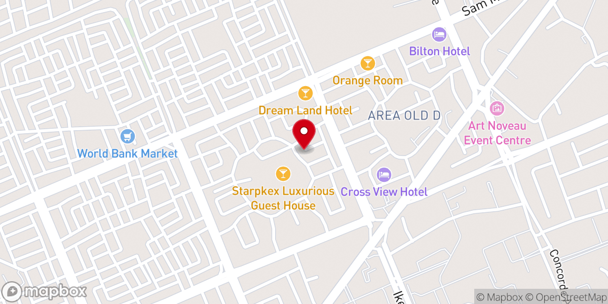 Map showing location of Christian Pentecostal Mission New Owerri