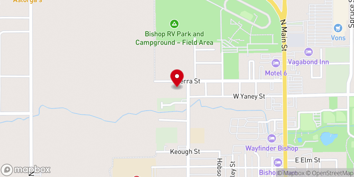 Map showing location of Our Lady of Perpetual Help