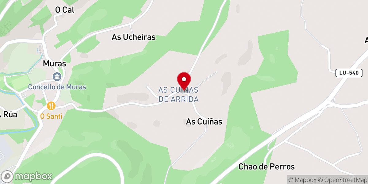 Map showing location of Ermita de Santo Domingo