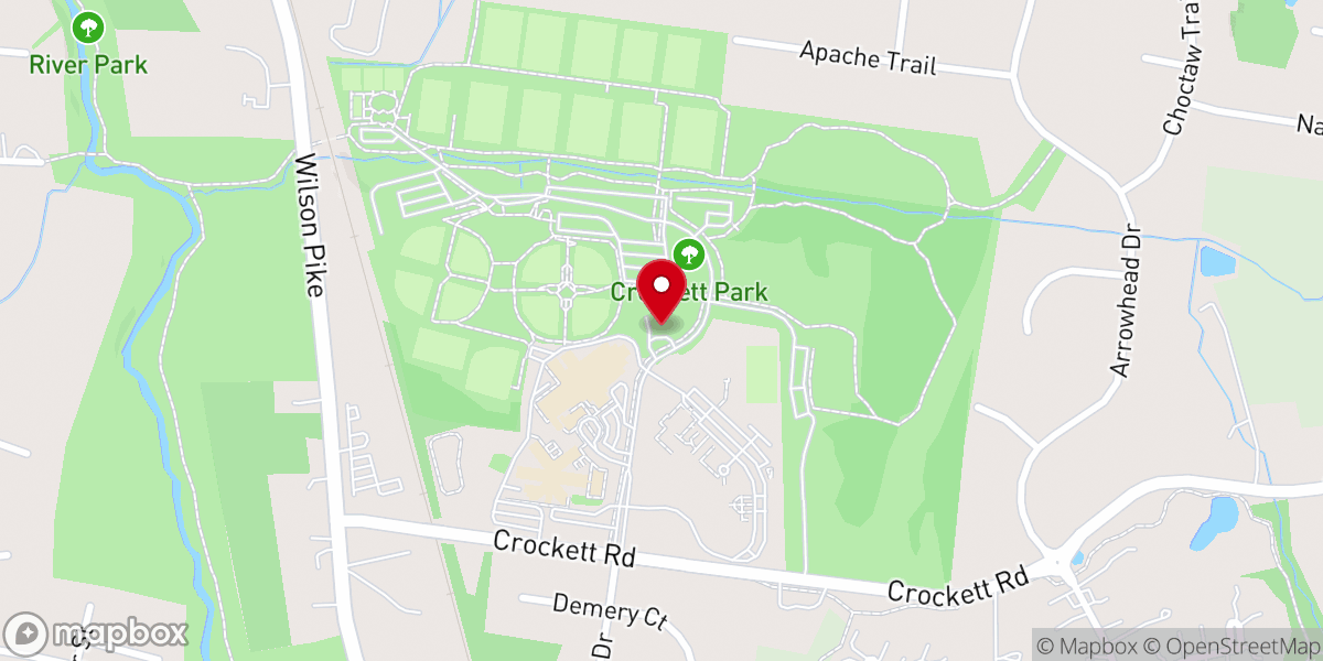 Map showing location of Cool Springs House