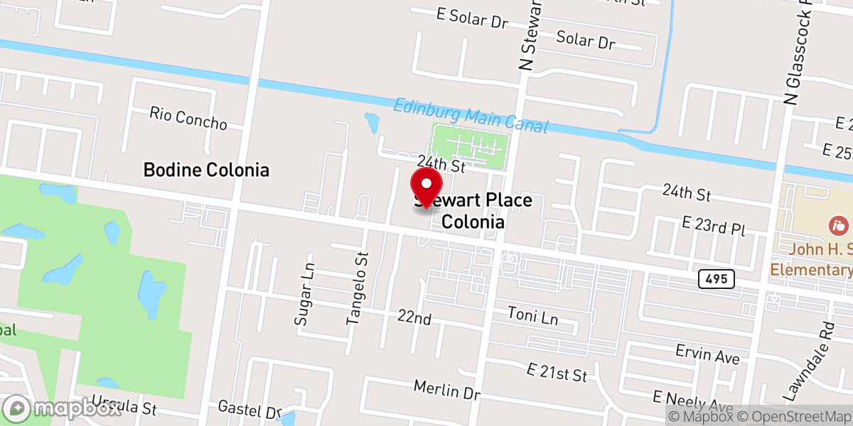 Map showing location of Spirit Peace Evangel Lutheran